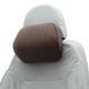 thumbnail image 1 of Almohada para Cabeza de Automóvil Ergonomica y Cómoda Soporte para el Cuello Cuero Espuma de Memoria Ancho Ajustable Marrón Claro 1 Pcs para Conducir Viajar, 1 of 7