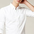 thumbnail image 3 of KGJQ Men's Long Sleeve Regular-Fit Dress Shirt, 3 of 6