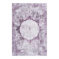 thumbnail image 3 of Unique Loom Yara Collection Area Rug - Nayer (4' x 6' Rectangle Pink Ivory/Gray), 3 of 7