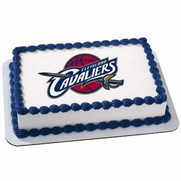 NBA Cleveland Cavaliers Edible Icing Image for 2 inch Round for CupCake/Cookie