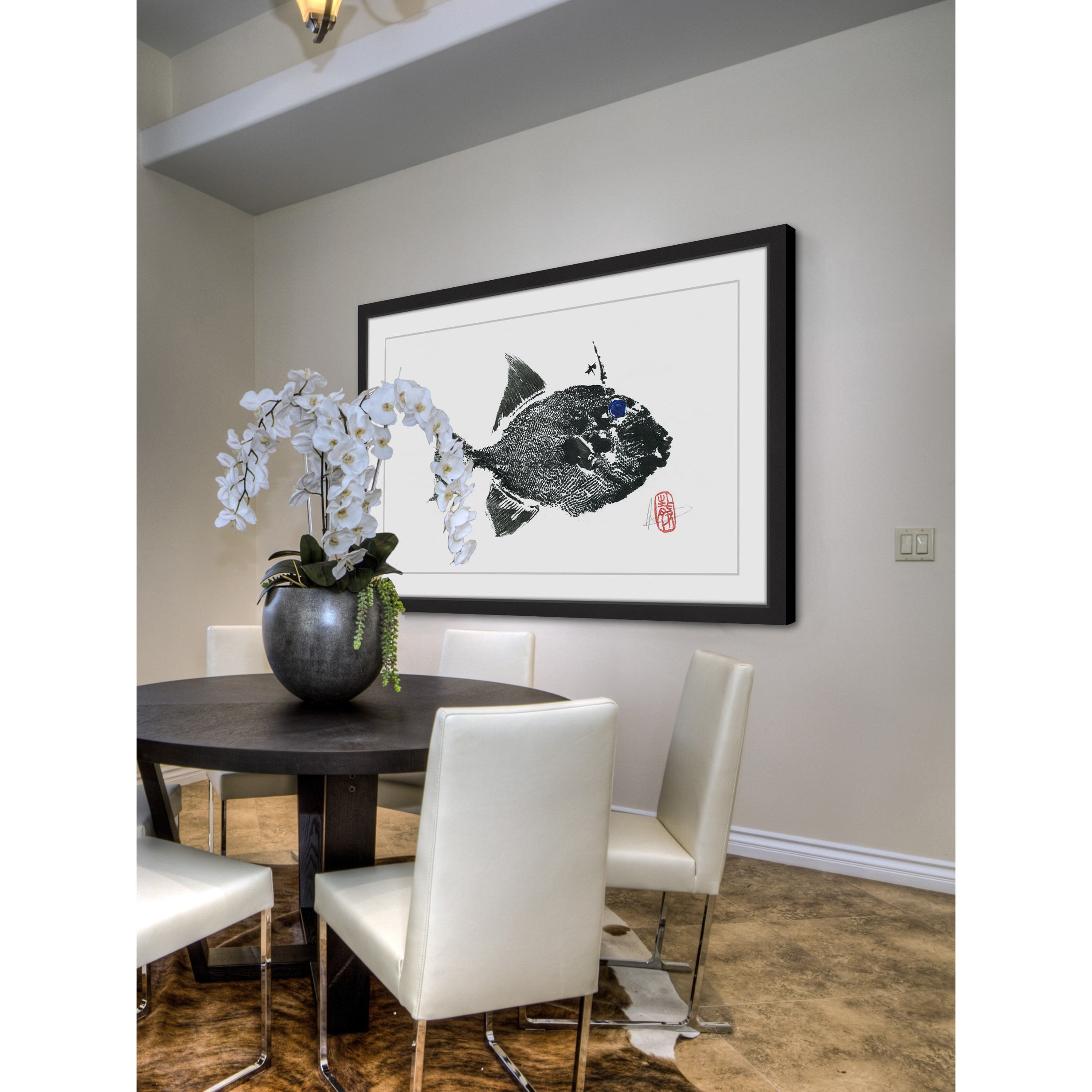 "Black Is Me" Framed Painting Print