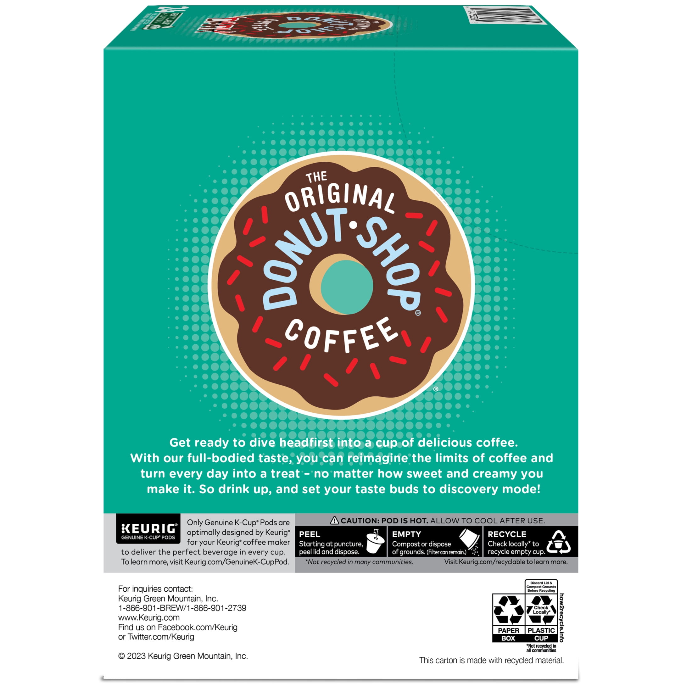 Donut shop dark roast k cups discount
