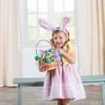 thumbnail image 3 of Multi Colored Bamboo Round Baskets - Party Supplies - 12 Pieces, 3 of 3