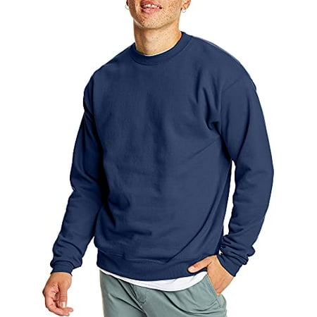 Hanes - Hanes Men's Long Sleeve Crewneck Sweatshirt. P160 - Walmart.com ...