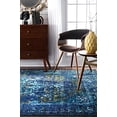 thumbnail image 2 of nuLOOM Reiko Vintage Persian Area Rug, 4 4" x 6, Blue, 2 of 4