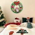 thumbnail image 5 of Hometravel Three Dimensional Paper Wreath, Christmas Rattan Flower Door Hanging Decor, Shopping Mall Hotel Window Display for Seasonal Scene, 5 of 6