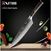 Premium Japanese Chef Knife Set: Laser Damascus Precision and Versatility, Ultimate Kitchen Knife Collection 1-10 Pcs Set with Santoku, Cleaver Chopping Sharp