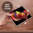 thumbnail image 7 of 3drose, Image of Fractal Multi Color Melting Feathers on Black, Set of 8 Ceramic Tile Coasters, 7 of 7