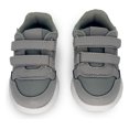 thumbnail image 3 of Chicco Tenis Clyde Gris Piel y Textil Puntos de Apoyo Varias Tallas gris 3.5, 3 of 5
