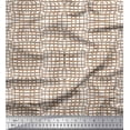 thumbnail image 1 of Soimoi Poly Georgette Fabric Check & Geometric Print Fabric by The Yard 52 Inch Wide, 1 of 5