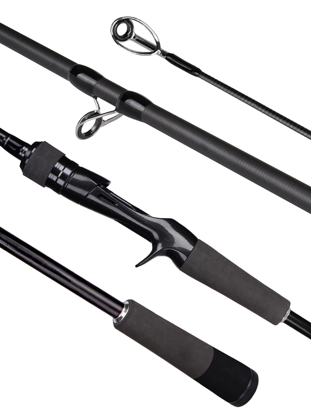 Fishing Rods  Carbon Fiber Spinning & Casting Poles Saltwater Resistant Guides 6'/7'/8'/9'/10'/12'-portable 2/3/4/-piece Telescopic Designs Cork/eva Grip For Bass Trout Inshore Surf