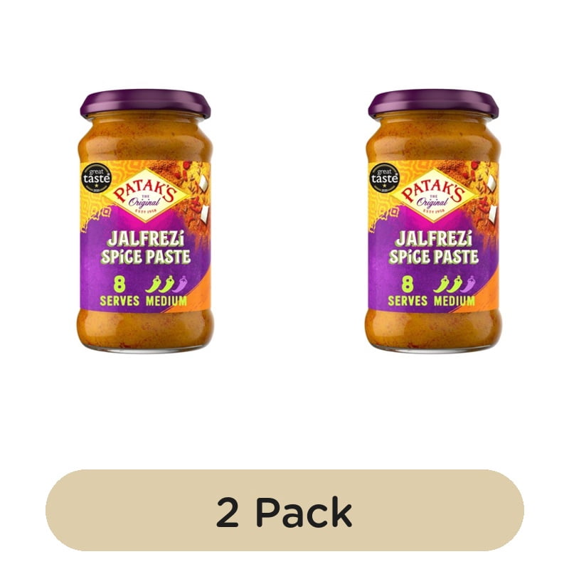 Patak's Jalfrezi Spice Paste 283g, British Import (Pack of 2)