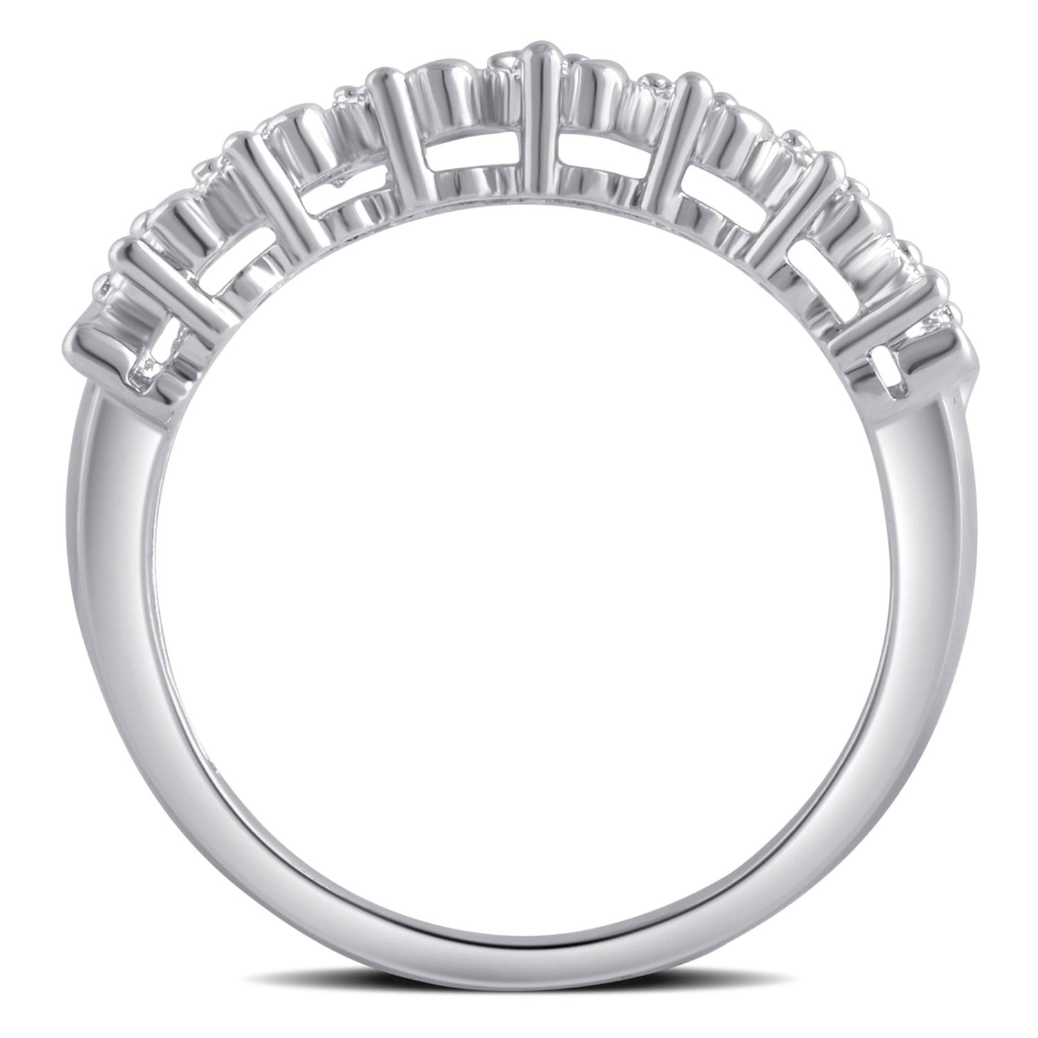 Diamond Accent Silver Tone Fashion Ring