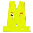 thumbnail image 2 of Ergodyne GloWearÂ® 8140BA Type O Class 1 Breakaway Sash, Lime, 3XL+, 2 of 2