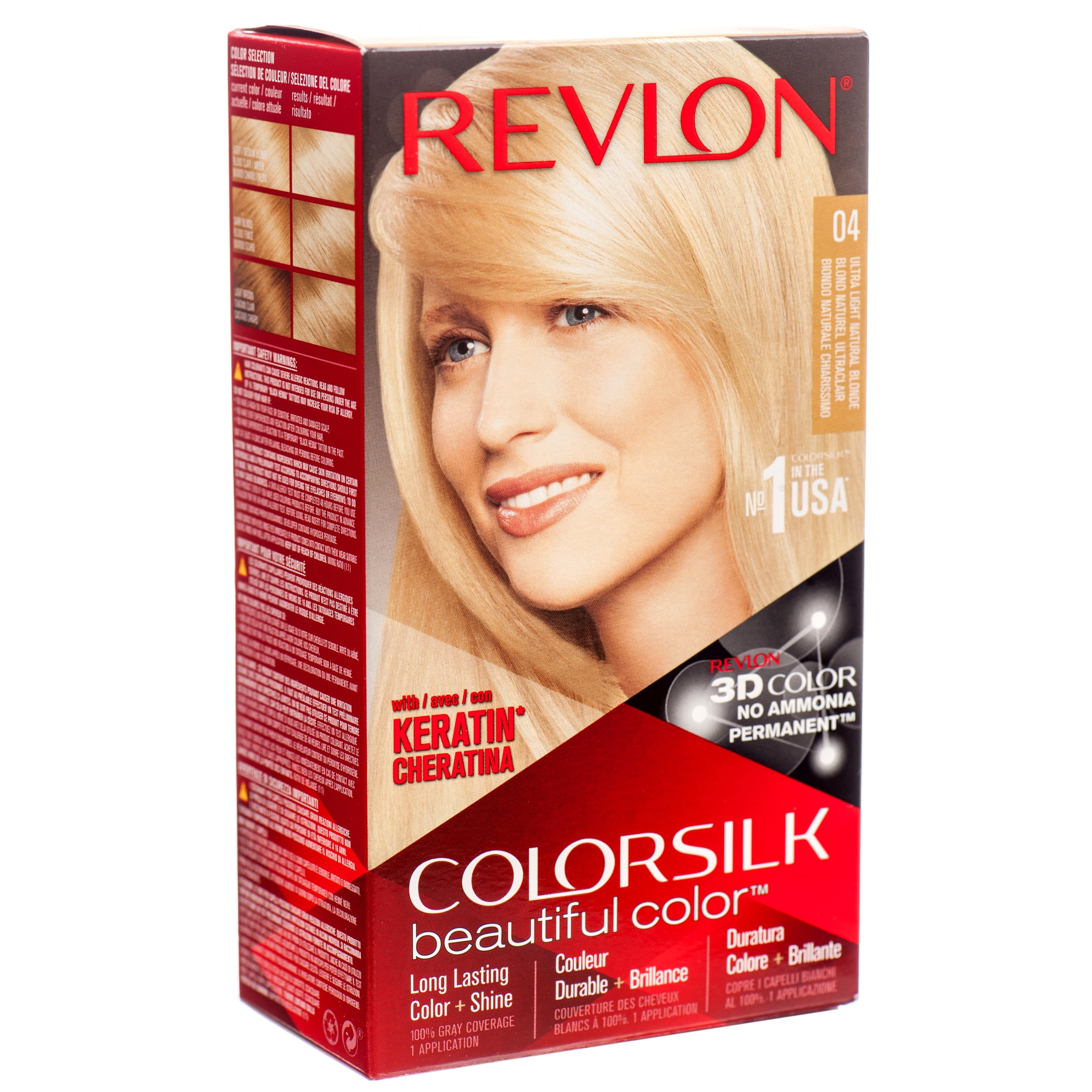 Revlon Colorsilk Beautiful Permanent Long Lasting Color Hair Dye with
