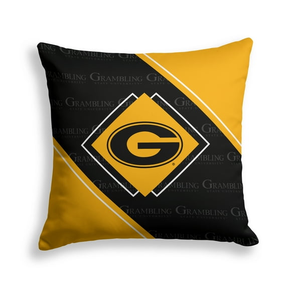 Pegasus Grambling Tigers 18" x 18" Diamond Boxed Decor Pillow