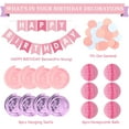 thumbnail image 6 of BZUEPRS Birthday Decorations, NO DIY - Pack of 17 | Macaron Happy Birthday Banner, Honeycomb Balls, Swirls, Garland | Happy Birthday Decorations | Birthday Party Decorations, 6 of 15