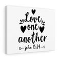 thumbnail image 4 of Scripture Walls John 13:34 Love Another Hearts Bible Verse Canvas Christian Wall Art Ready to Hang Unframed, 4 of 12