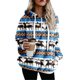 thumbnail image 4 of Sudadera Suelta Con Capucha, Sudadera Ligera A Juego Con Estampado Navideño Para Mujer Con Cordón Para El Ocio Diario, 4 of 6