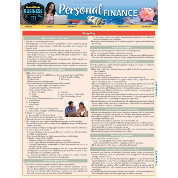 Personal Finance : a QuickStudy Laminated Reference Guide (Edition 2) (Other)
