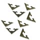 thumbnail image 1 of Bronze Book Scrapbook Album Corner Stand Antique Decorative Crafts, 1 of 5