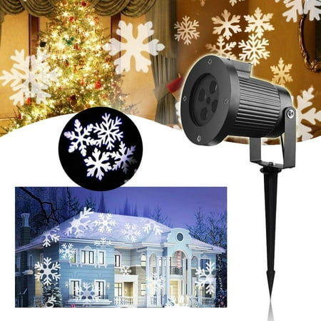 Led Snowflake Projector Light Lights Led Snowflake Projector Light Lights Waterproof Indoor Outdoor Night Moving