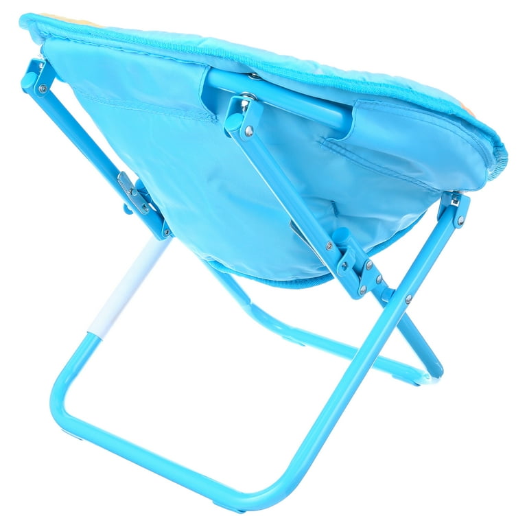 Bluey Round Foldable Saucer Chair, Blue