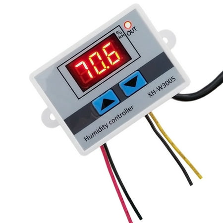 XH-W3005 Digital Humidistat Humidity Controller Regulator Hygrometer Indoor Outdoor Humidometer Mositure Detector Monitor