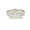 Chrome, variant on 30 in. Monroe LED Double Flush Mount, Chrome