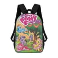 thumbnail image 1 of My Little Pony: La Magia de la Amistad-theme Backpack, Campus style schoolbag Bookbag with Adjustable Shoulder Straps And Large Zip Compartment, Unisex Travel Bags., 1 of 6