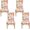 Mother''s Day-2, variant on Parson Chair Covers Stretch Washable Plaid Spring Wildflowers Dining Chair Slipcovers Pink Spandex Removable Chair Protectors Covers for Banquet Ceremony Wedding,Set of 4