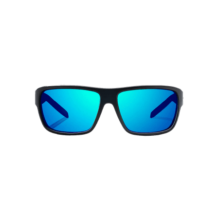 BAJIO Rigolets Black Matte | Blue Mirror Glass Sunglasses