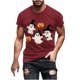 thumbnail image 2 of Blusas y camisas de manga corta y cuello redondo para hombre. Blusas/camisetas de manga corta con cuello redondo y estampado de Halloween para hombre. Blusa para hombre., 2 of 5
