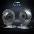thumbnail image 2 of R1 Concepts Front Rear Brake Rotor Kit |Brake Rotors| Brake Disc |Drilled and Slotted WGPN2-75020, 2 of 5