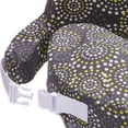 My Brest Friend Original Nursing Pillow, Grey and Yellow Fireworks