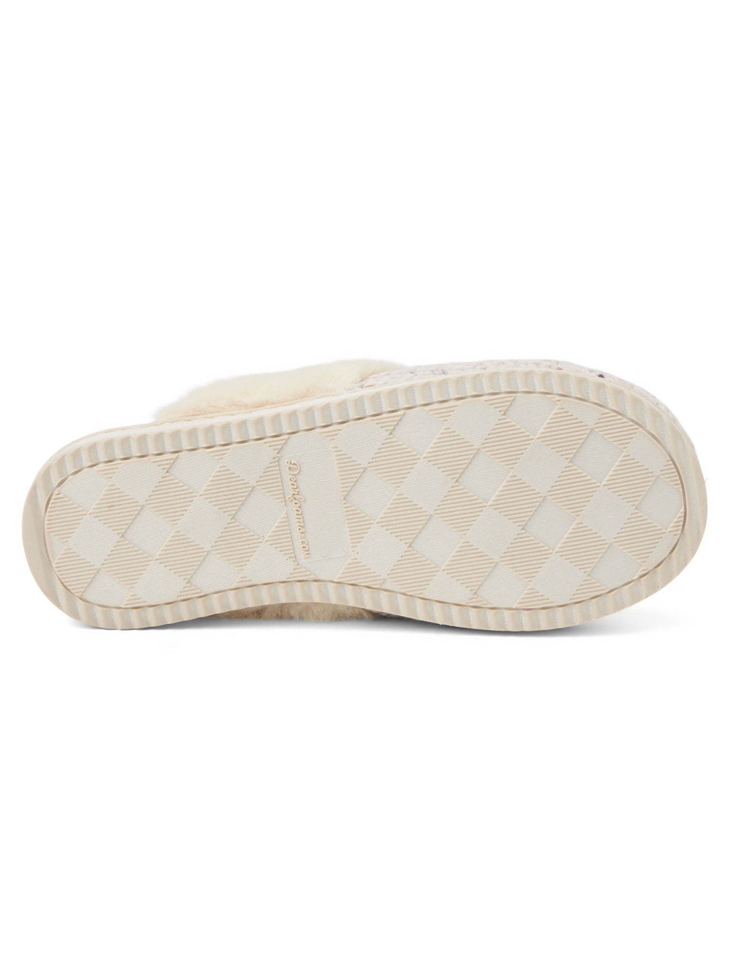 Dearfoams Cozy Comfort Women's Knit Speckeled Scuff Slippers