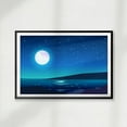 thumbnail image 2 of Designs ByLITA Full Moon Reflection 8 x 10 UNFRAMED Print Scenary Wall Art, 2 of 2
