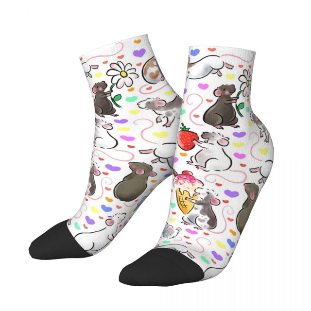 Rats, Rats, Rats Socks Harajuku High Quality Stockings All Season Socks Accessories for Man's Woman's Gifts 5 One Size