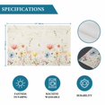 thumbnail image 6 of Watercolor Wildflowers Placemats Set of 8, Farmhouse Country Botanical Flowers Placemats for Dining Table, Place Mats for Kitchen Tabletop, Waterproof Wipeable Dining Table Mats Set, 6 of 9