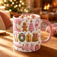 thumbnail image 4 of Christmas Mug for Hot Cocoa & Coffee - Holiday Ceramic Cup with Comfortable Grip, Home Office Christmas Drinkware, Gift Ready, 4 of 7