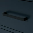 thumbnail image 5 of Ariel Hepburn 37 In. Right Offset Rectangle Sink Vanity With 1.5 In. Carrara White Countertop In Midnight Blue, 5 of 9