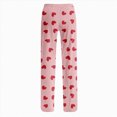 thumbnail image 4 of KPOPLK Wide Leg Sweatpants for Women Men Baggy Casual Drawstring Sweat Pants Trendy Athletic Grunge Clothes(Light Pink,XXL), 4 of 5