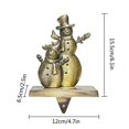 thumbnail image 3 of Christmas Decoration Metal Snowflake Snowman Christmas Tree Elk Socks Hanging, 3 of 3