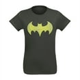 thumbnail image 3 of Batgirl Distressed Symbol Grey Women's T-Shirt-Large, 3 of 7
