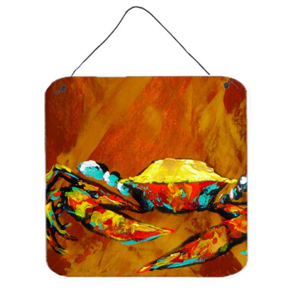 Crab Carmel Coated Aluminium Metal Wall Or Door Hanging Prints