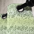 thumbnail image 3 of Ambesonne Leaves Grommet Curtain, Venetian Inspired Flora, 50" x 96", Green Pale Green, 3 of 6