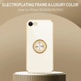 thumbnail image 6 of iPhone SE 2022 Case,iPhone SE 2020 Case,iPhone 8 Case, iPhone 7 Case with Rotatable Ring Holder Magnetic Kickstand Slim Shockproof Protective Phone Cover for iPhone SE 3rd/2nd Gen 4.7", White, 6 of 18