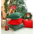 thumbnail image 4 of Fundas de almohada decorativas GriNeed, 30 x 50 cm, color verde terciopelo, paquete de 2, 4 of 6