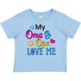 thumbnail image 3 of Inktastic My Oma and Opa Love Me with Hearts Boys or Girls Baby T-Shirt, 3 of 5