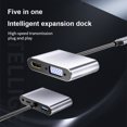 thumbnail image 4 of Hub USB C 5 en 1 con puerto USB3.0/PD100W/3.5MM para Macbook Samsung Huawei Xiaomi, 4 of 8